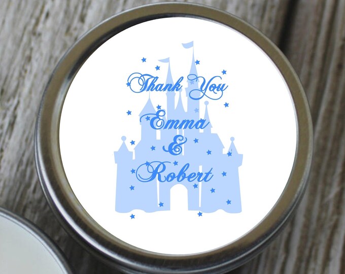 12 Personalized Princess Wedding Favor Candles Unique Favor Ideas Wedding Shower Favors #C-457