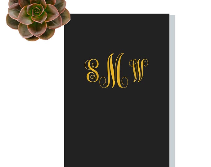 Personalized Bride's Journal | Wedding Journal | Pocket Journal | Monogram Bridesmaid Gift | Bridesmaid Journal | BFF Gifts | Maid of Honor