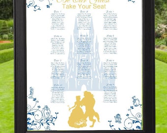 Disney Seating Chart Wedding