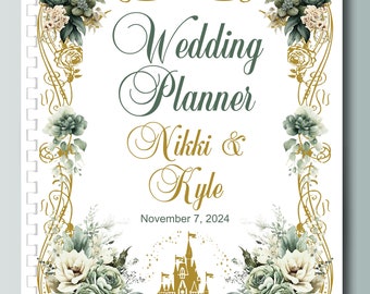 Sage & Ivory Golden Castlel Ultimate Wedding Planner 10x11 inches #weddingplanner  WP1011