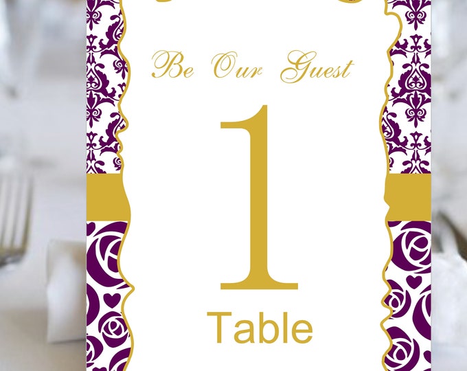 Fairy Tale Story Book Table Numbers | Select Your Story Book Characters | Build Your Own set #TN-401-2