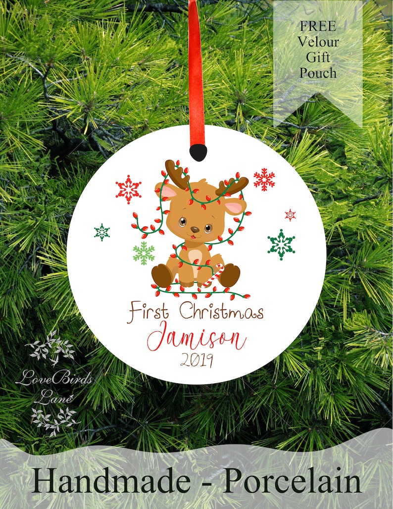 custom baby christmas ornaments