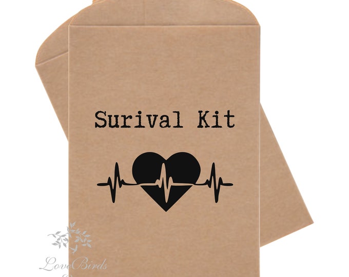 Save 30% Off Everyday - Wedding Favor Bag - Survival Kit - Hangover Kit Bags - Bridal Shower Survival Bags - Hotel Kit Bags