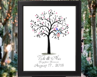 Wedding Welcome Sign Wedding Tree Alternate Guest Book