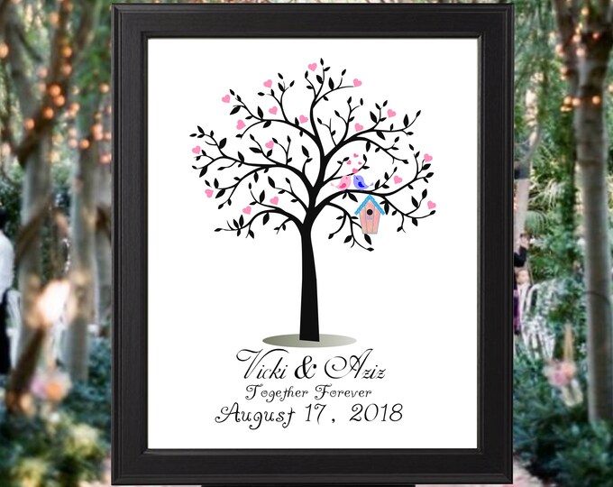 Wedding Welcome Sign Wedding Tree Alternate Guest Book