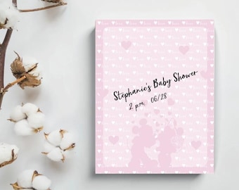 Pink Minnie & Mickey Love Notepad – 50 Tear-Off Sheets | Cute Disney-Inspired Stationery for Notes, Lists, and Gifting