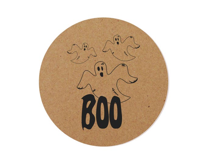 Ghost Boo Sticker Kraft Thank You Stickers Party Favor Stickers Thank You Sticker Hershey ® Candy Stickers