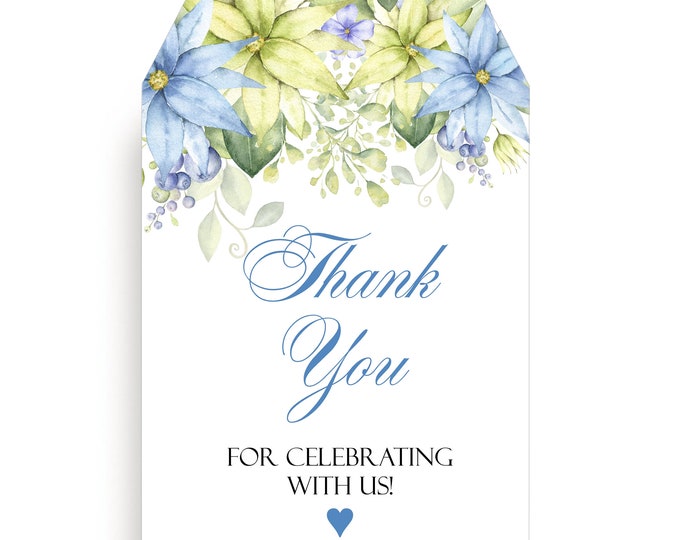 Personalized Gift Tags | Wedding Thank You Gift Tags | Personalized Thank You Card #T1230