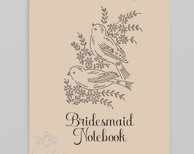 Lovebirds Asking Bridesmaid Notes Wedding Planning Pocket Notebooks for Bridal Party Bridesmaid Box Gift for Wedding Party Asking Bridesmaid