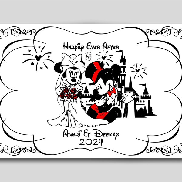 Mickey Guest Book - Etsy