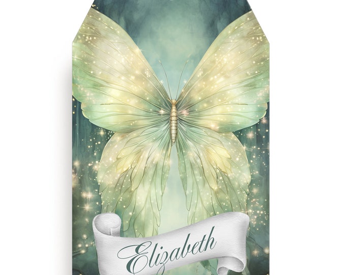 Printed Personalized Gift Tags | Magical Mystical Butterfly Fairy Gift Tags | Favor Gift Tags | Baby Shower Gift Tags | Wedding Gift Tags