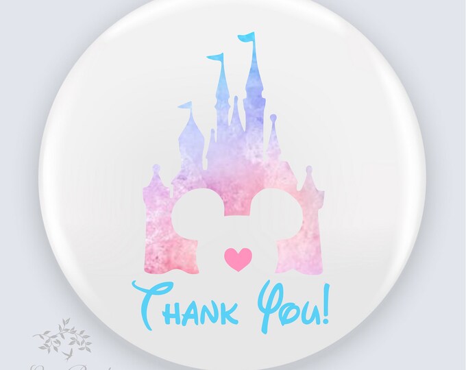 Princess Castle Wedding Favors Birthday Party Favors Magnets #Mickey