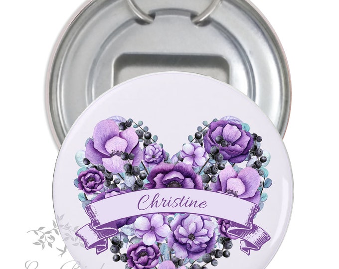 Personalized Keychain Succulent Wedding Favors Birthday Party Favors Magnets #PB-07-3-A #weddingfavors