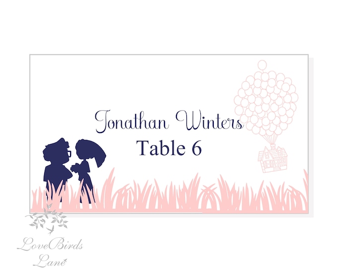 Place Card Up Wedding Escort Cards Table Seating Reserved Seating Cards #PC-001