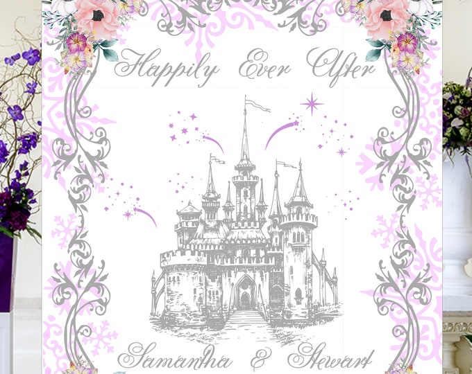 Rapunzel Castel Wedding Seating Table Sign - Rustic Wedding Sign - Wedding Sign - Ready to Hang - lovebirdslane