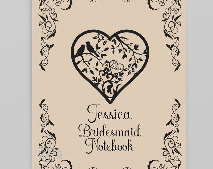 Lovebirds Asking Bridesmaid Notes Wedding Planning Pocket Notebooks for Bridal Party Bridesmaid Box Gift for Wedding Party Asking Bridesmaid