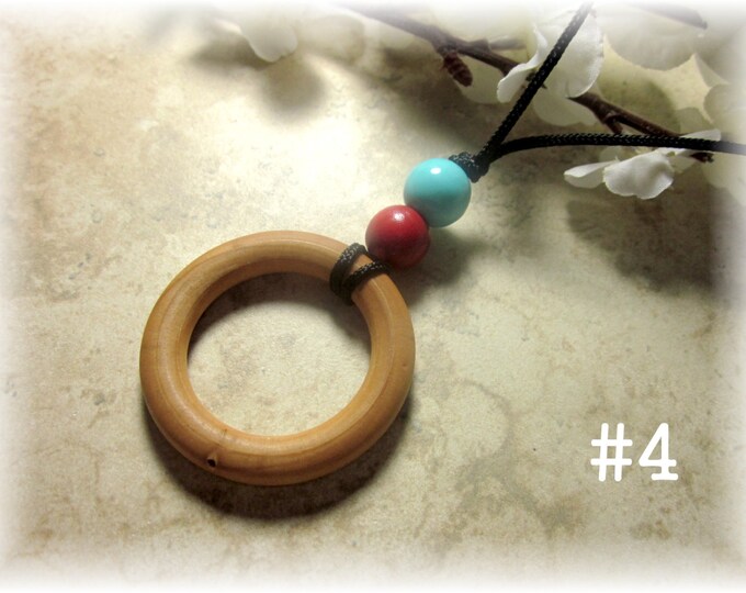 Natural Nursing Necklace, Teething Necklace, Breast feeding Necklace, Mom Necklace, Teething Beads, Teething Jewelry