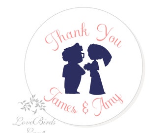 Up Confections Hershey Kiss® Candy Sticker | Thank You Stickers | Envelope Seal #ST-0204 #weddingfavors