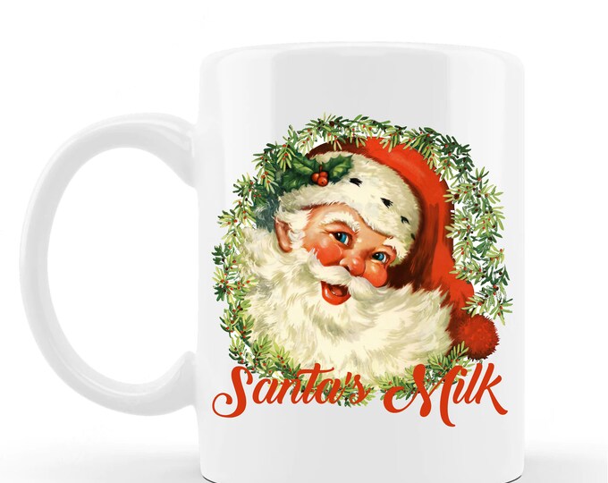 Santa's Milk Mug lovebirdslane