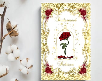 Enchanted Rose personalized gift keepsake notebook journal