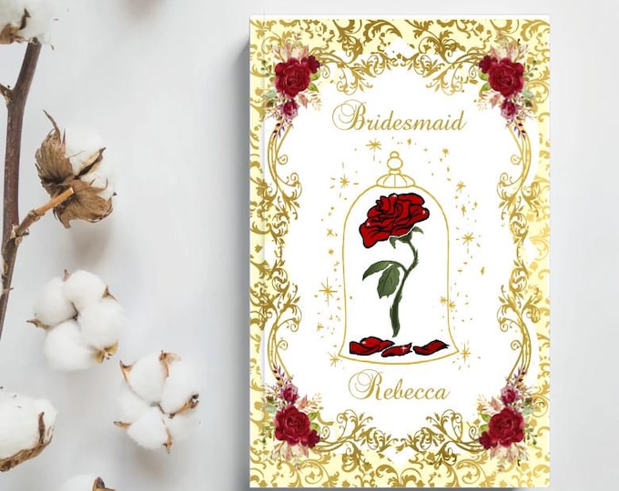 Enchanted Rose personalized gift keepsake notebook journal