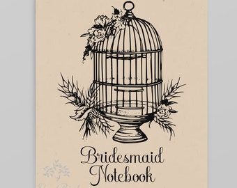 Lovebirds Asking Bridesmaid Notes Wedding Planning Pocket Notebooks for Bridal Party Bridesmaid Box Gift for Wedding Party Asking Bridesmaid