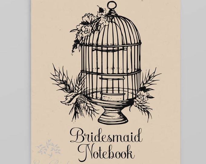 Lovebirds Asking Bridesmaid Notes Wedding Planning Pocket Notebooks for Bridal Party Bridesmaid Box Gift for Wedding Party Asking Bridesmaid