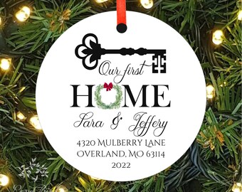Our First Home Christmas In Our First Home Ornament | Personalized  First Home Ornament | Personalized Housewarming Gift