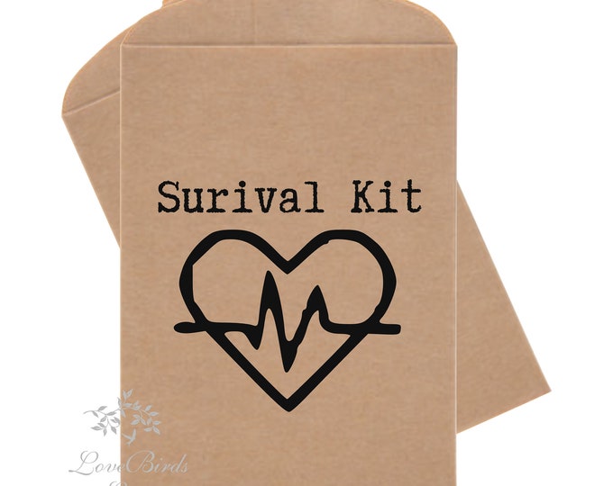 Save 30% Off Everyday - Wedding Favor Bag - Survival Kit - Hangover Kit Bags - Bridal Shower Survival Bags - Hotel Kit Bags