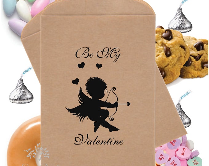 SAVE 30% OFF 24 Cupid Valentine Favor Bag Sweetheart Ball Favor Bags Party Favors Bags #TB-V003