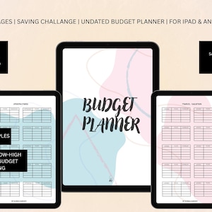 Budget planner, financed and personalized planner Instant download(PDF + PNG)