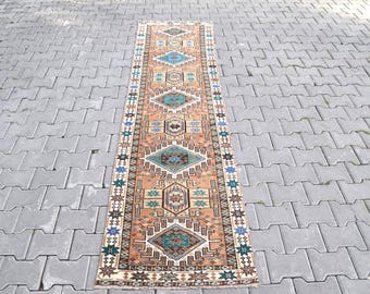 8.9 x 2.4 ft Persian Rug , Area Rug, , Turkish Rug , Rug for Livingroom Bedroom moroccan rug