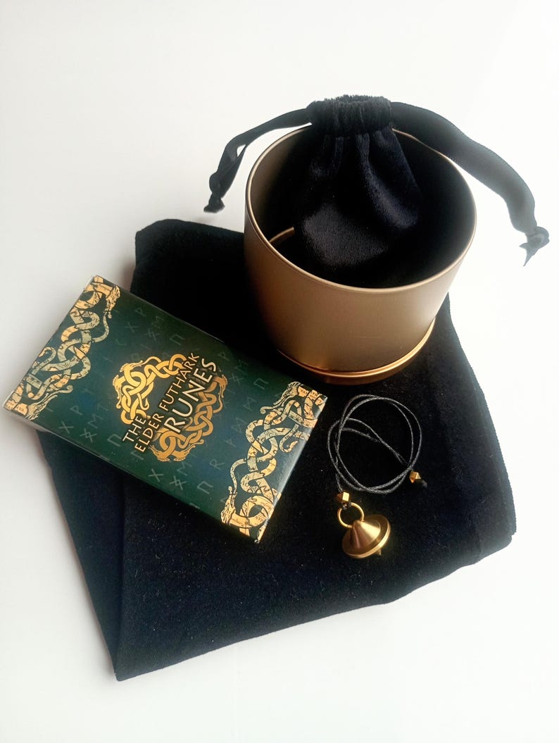 Elder Futhark Copper Runes, Hand Stamped & Hammered Divination Set - Etsy