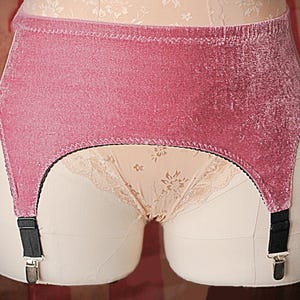Handmade Velvet Garter Skirt for Plus-Size Cosplay & Retro Brides