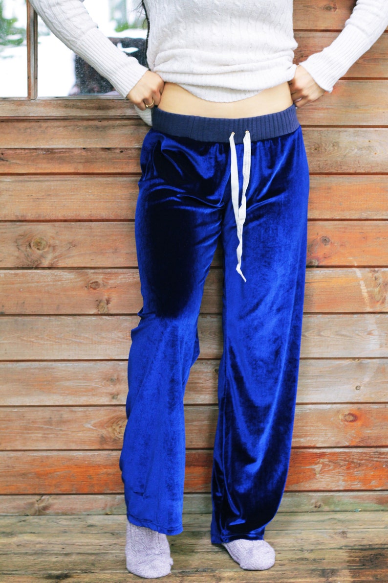 womens royal blue joggers