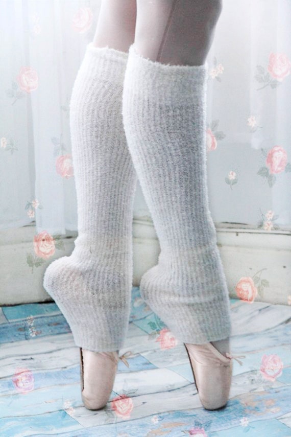 Fluffy WHITE Swan Leg Warmers for Ballerinas Handmade VEGAN Etsy