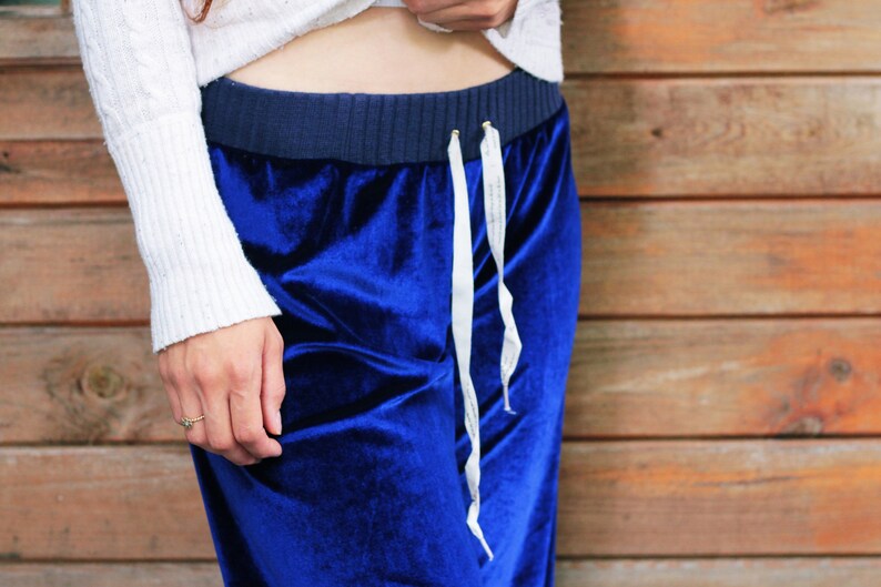 womens royal blue joggers