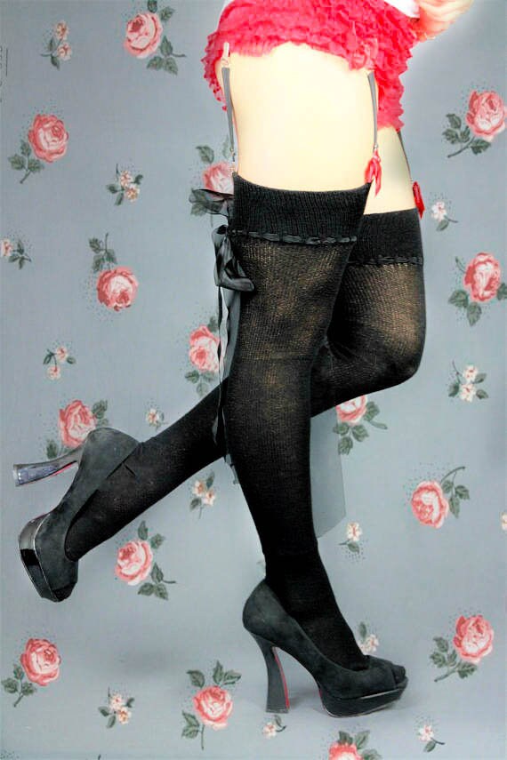 DREAM KNEE HIGH GIRLS RIBBON BOW CHOICE 16 COLOURS SOCKS ALL SIZES OR REBORN