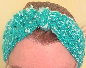 Handmade Crochet Ear Warmer Headband, Acrylic Winter Headwear