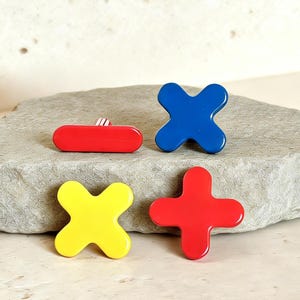 Colorful Metal Cabinet Knob, Matte Drawer Pulls for Kids Room