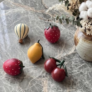 Resin Drawer Knob | Fruit & Hot Air Balloon Single Decorative Cabinet Pull