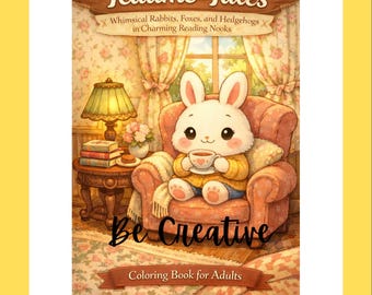 Livre de coloriage pour adultes Teatime Tales | Coloriages de chalets confortables pour se détendre | Soulagement du stress