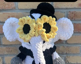 ARTephant The Elephant slasher clown Crochet Pattern///This Is A PATTERN ONLY Not A Physical Item//Elephant Crochet Amigurumi Horror Pattern
