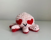 Handmade Crochet Amigurumi Mood Changing Flippy Octopus Plush