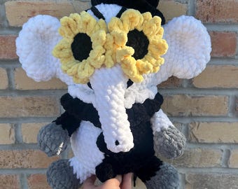 ART the elephant clown handmade plushie///terrifier slasher inspired