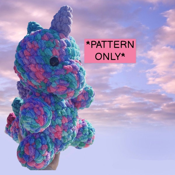 Danielle The Dino Crochet Pattern///This Is A PATTERN ONLY Not A Physical Item///Crochet Amigurumi Dinosaur Pattern