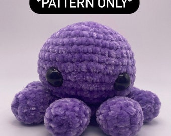 Octavia The Octopus Crochet Pattern/// This Is A PATTERN ONLY Not A Physical Item/// Crochet Amigurumi Octopus Pattern