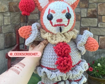 Bunnywise The Rabbit Crochet Pattern/// This Is A CROCHET PATTERN ONLY Not A Physical Item/// Crochet Horror Rabbit Pattern