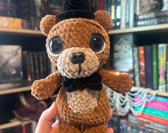 Handmade Crocheted Fred Bear Plush