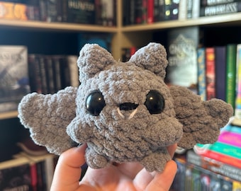 handmade amigurumi crochet Bat Plushie